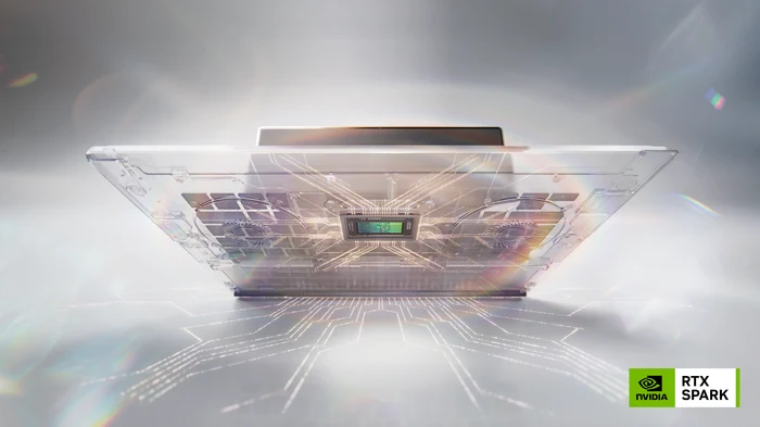 Официальный рендер платформы NVIDIA RTX Spark в ноутбуке